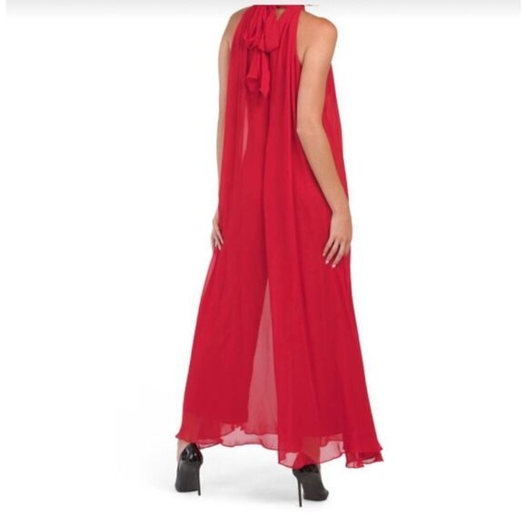 Vince Camuto Halter Pleated Jumpsuit - Picture 2 of 12